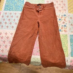 Anne Taylor crop wide leg pants